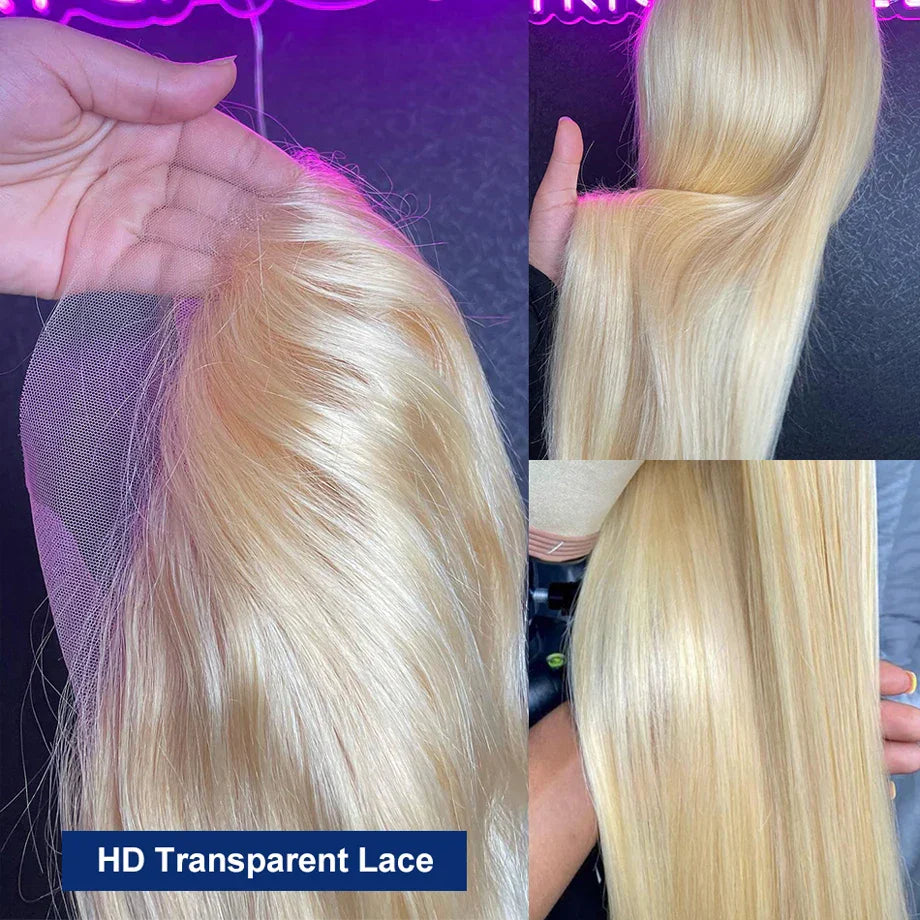 30 inch 613 Blonde Lace Front Human Hair