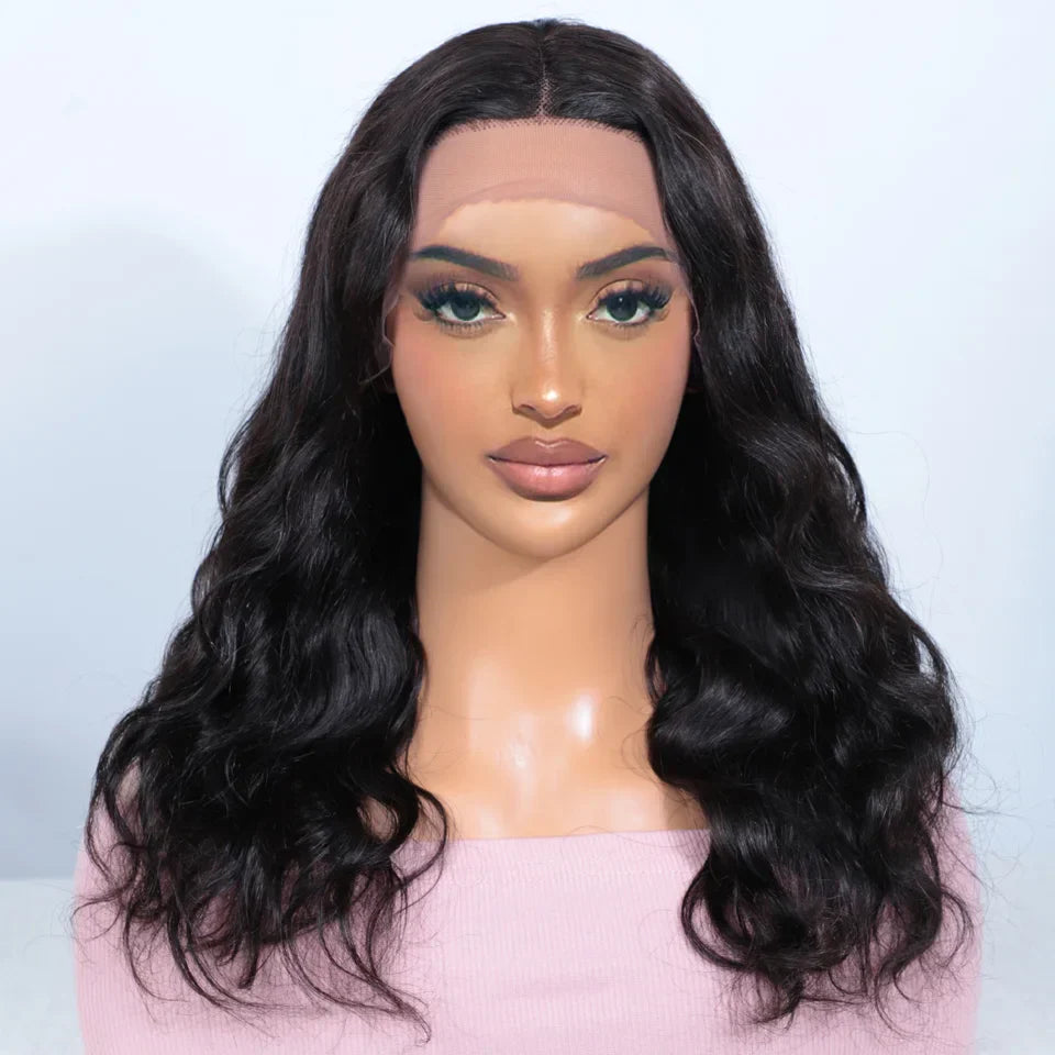 180D 18inch Body Wave Human Hair Wigs Natural