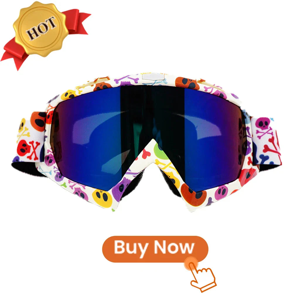 Newest Motorcycle Goggles for Men Retro Motocross Riding