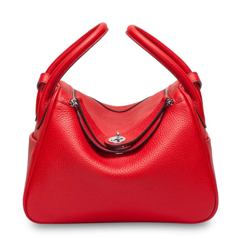 100 Cow Leather Lady Lindi Bag Brand Shoulder