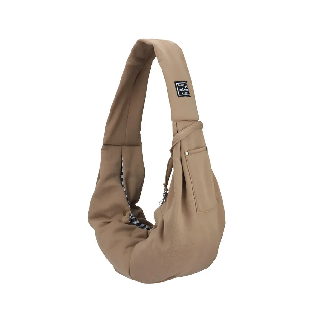 Portable Pet Shoulder Bag Phone Pocket Outdoor Carrier