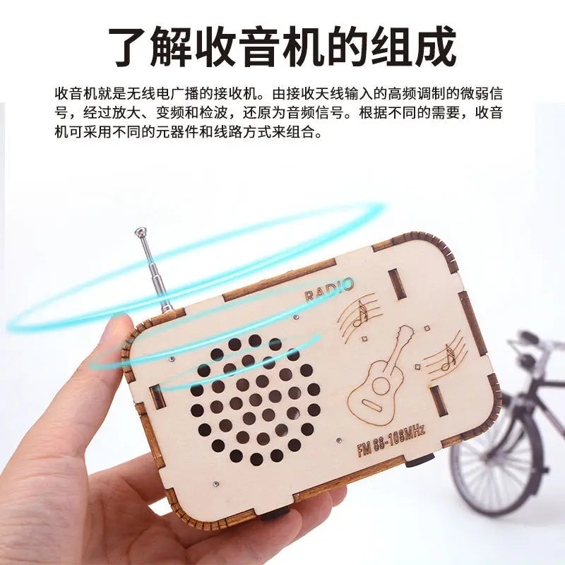 DIY Radio Model Science and Technology Invention Hand-made