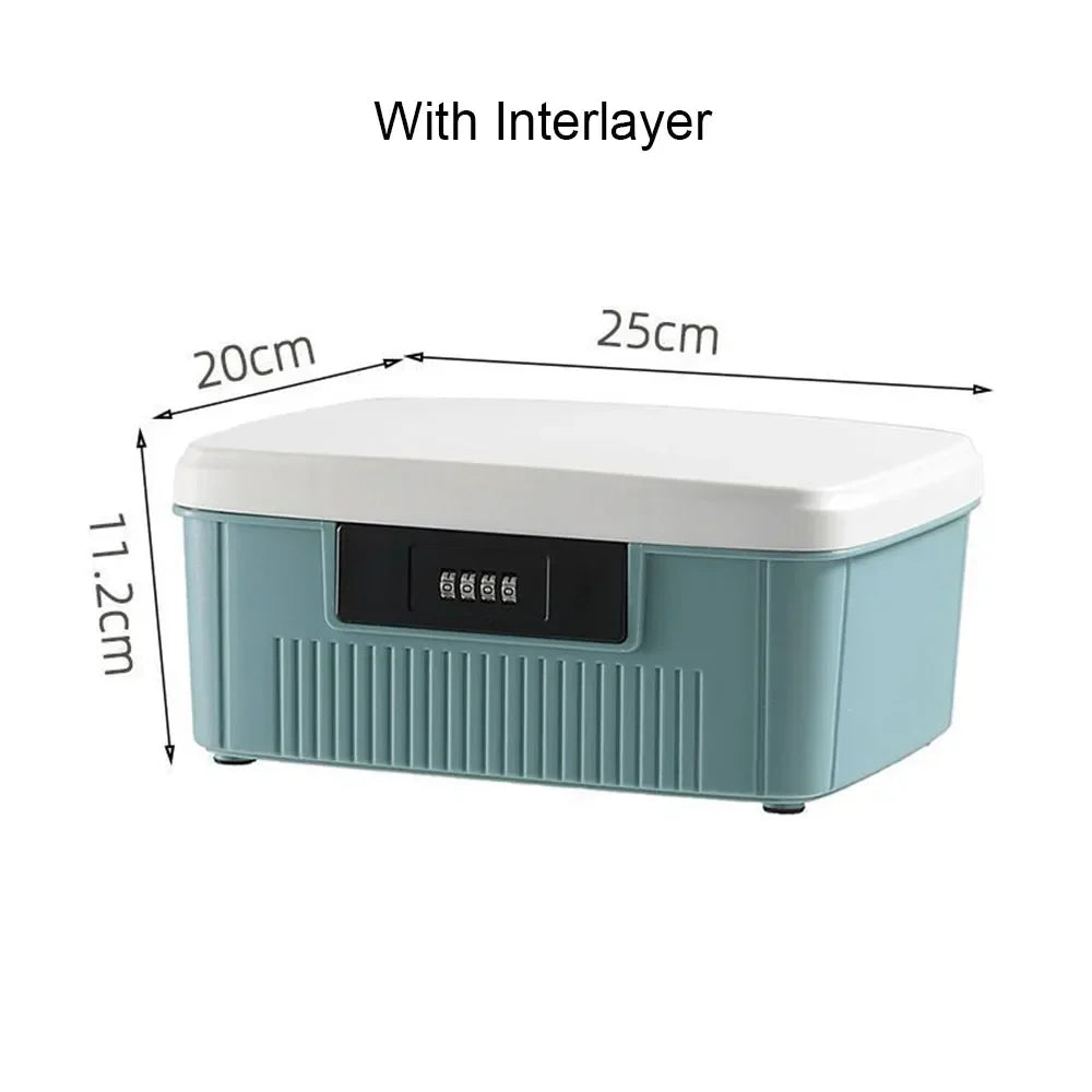 Four Digit Password Lock Safe Box Cash Jewelry