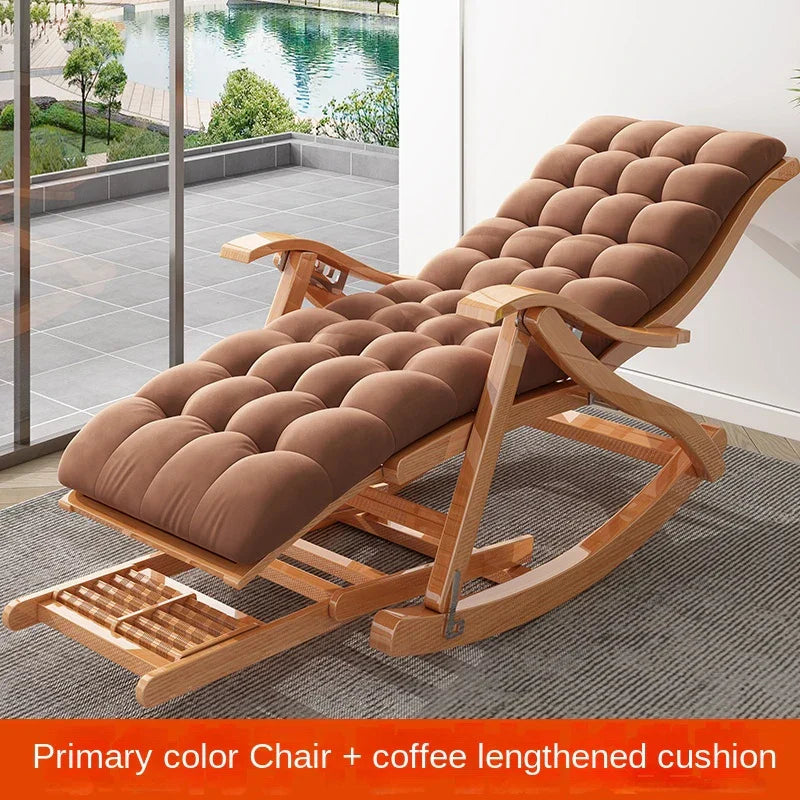 Living room Folding Rocking chair balcony Relaxing lounge
