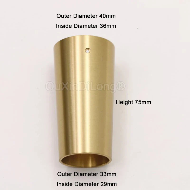 4PCS Pure Brass Covers Chair Cups Cabinet Covers