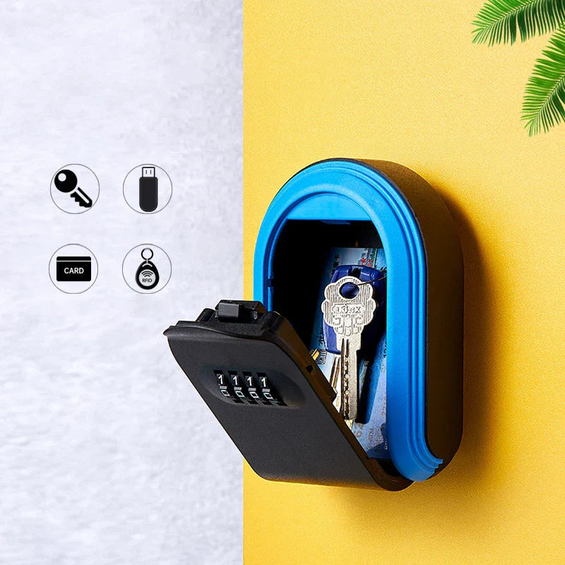 Wall Mount Key Storage Secret Box Organizer 4