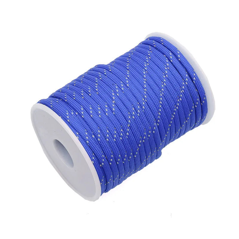 Reflective Paracord 550 Cord 7 Strands 4mm Tent