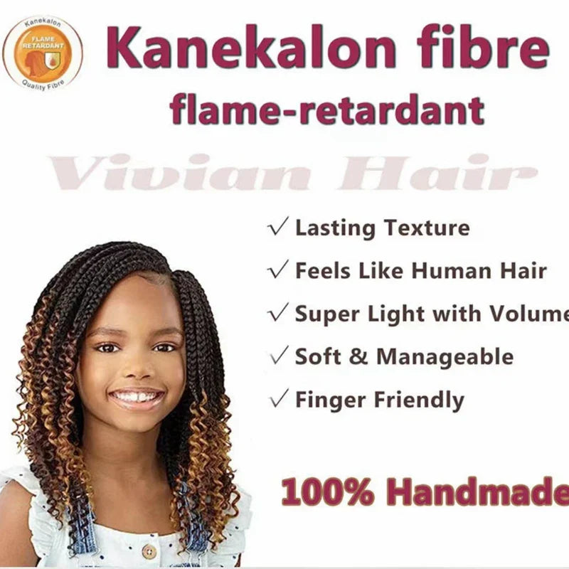 Black Africans Little Girl Passion Twist Headband Wig