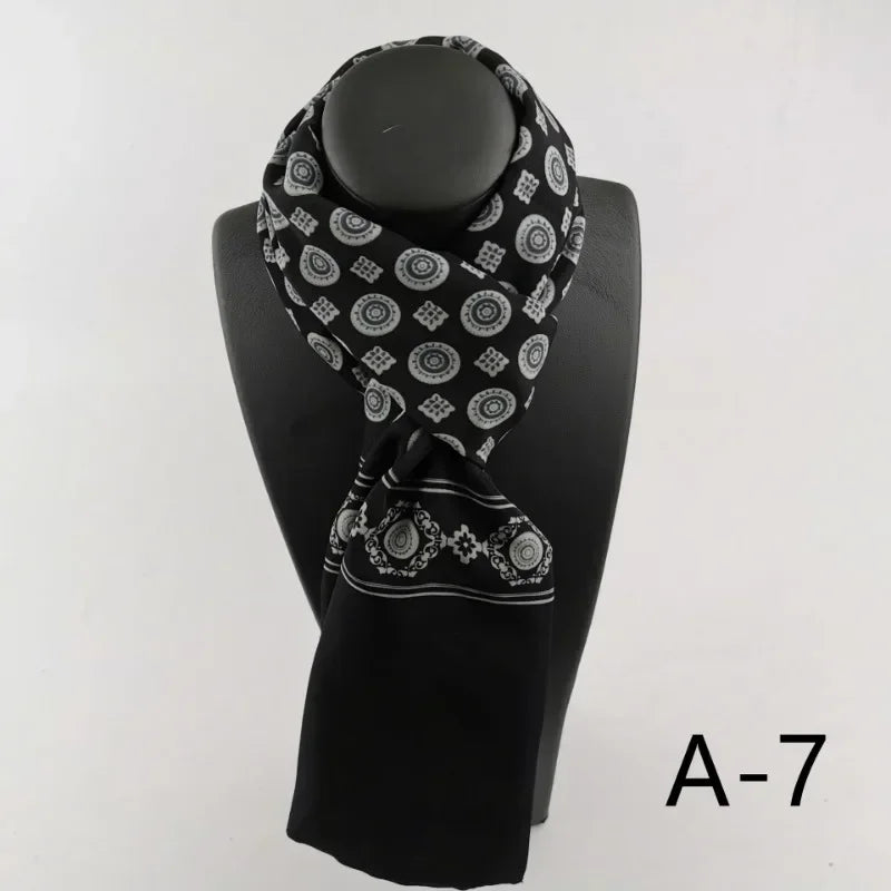 New Fashion Spring Winter Silk Scarf for Men