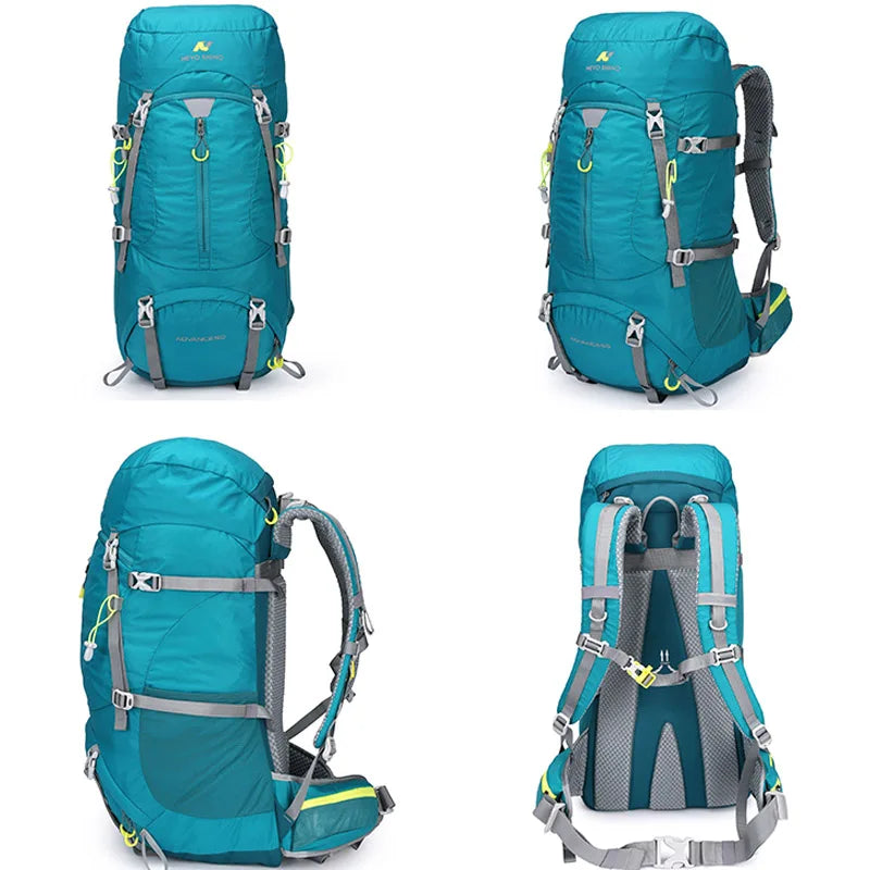 60L Men Unisex Outdoor Hiking Backpack Travel Pack