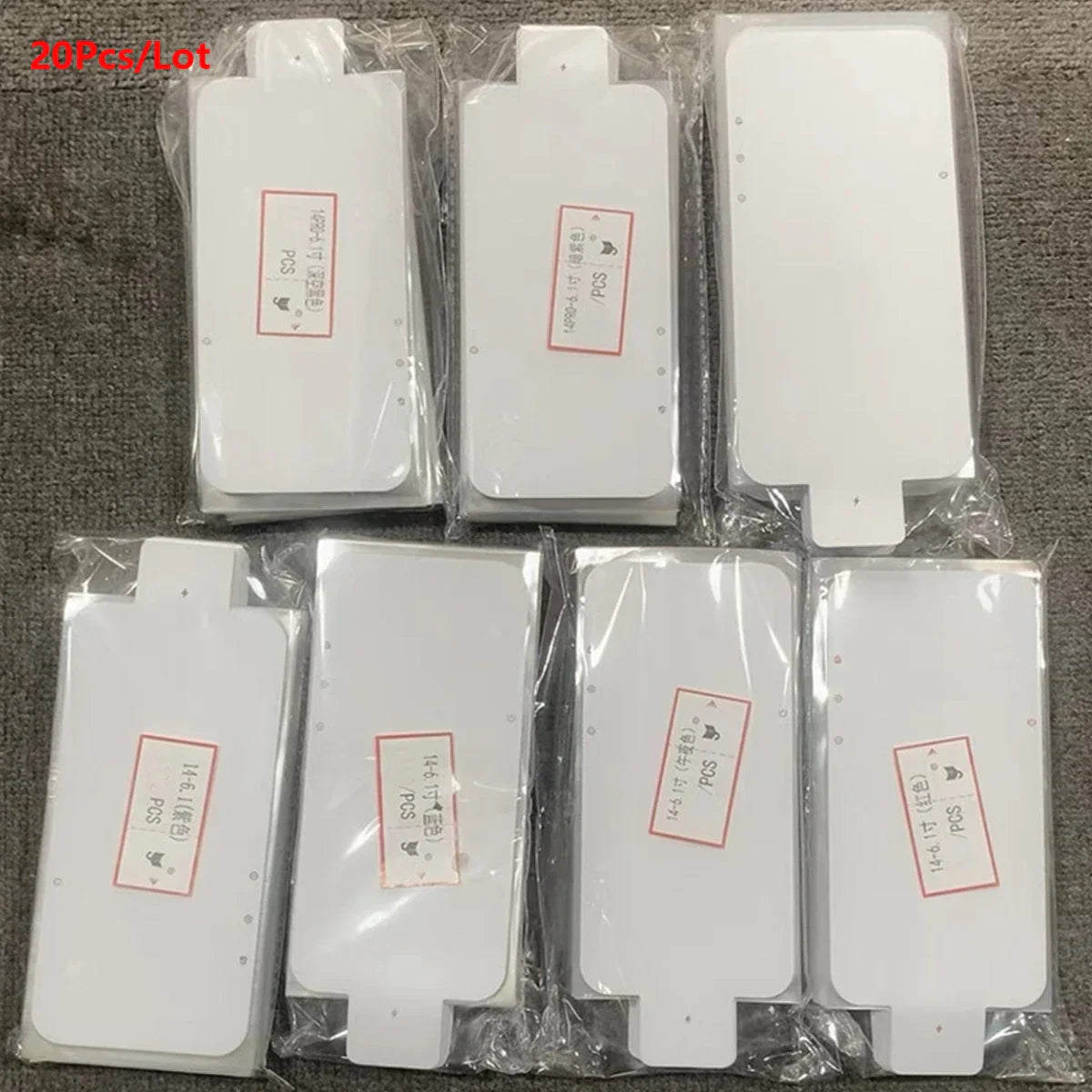 20Pcs New Front Plastic Factory Film For iPhone
