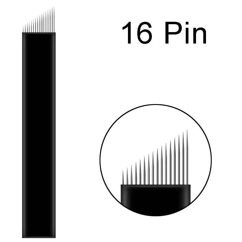 500pcs 0.18mm Microblading Needles Agulhas Lamina Tattoo Blades