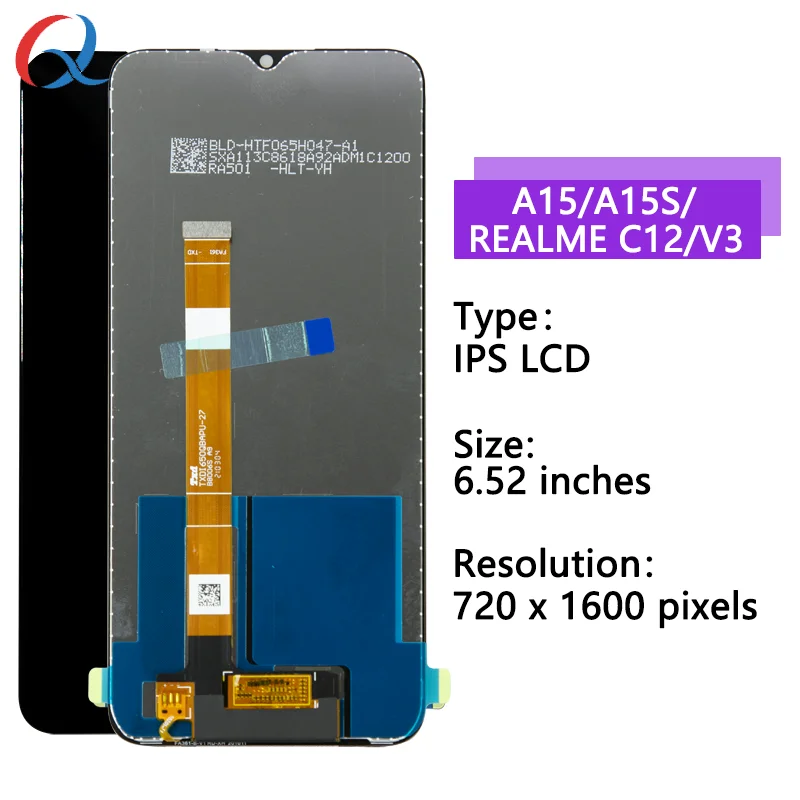 Digitizer Assembly a15 Screen replacement For Oppo a15