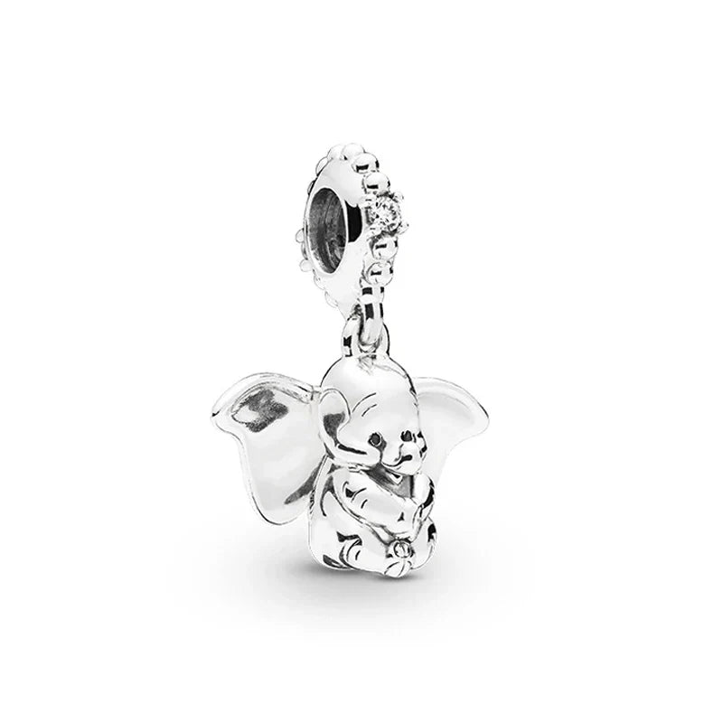 Disney Blue Enamel Ice Snow Olaf Pendant Fit