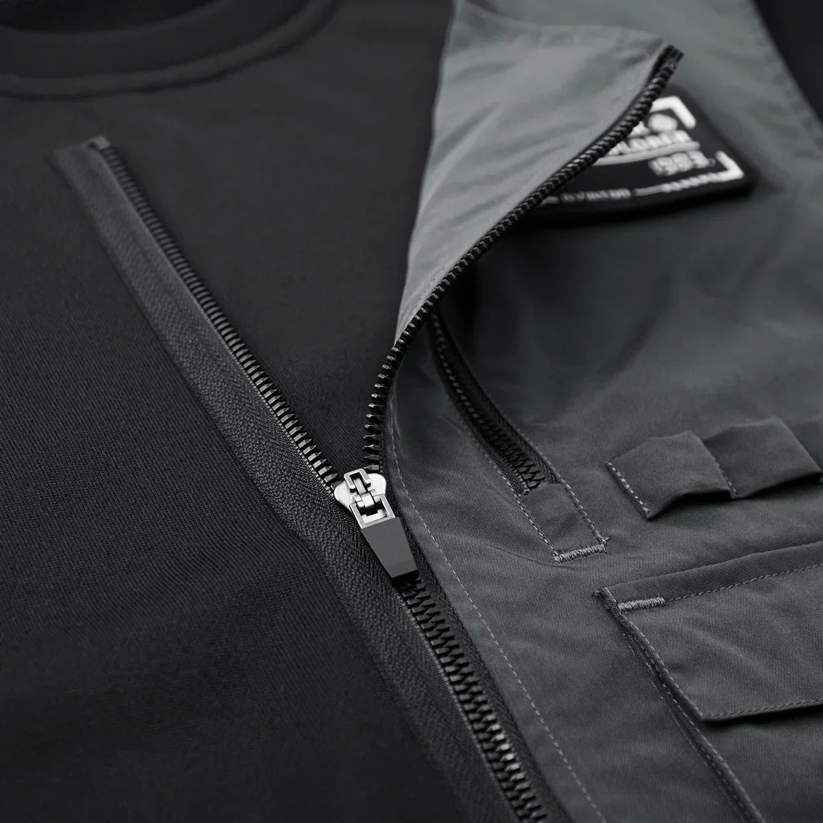 Trendyol Men Black Techwear 100% Cotton Patch Stich