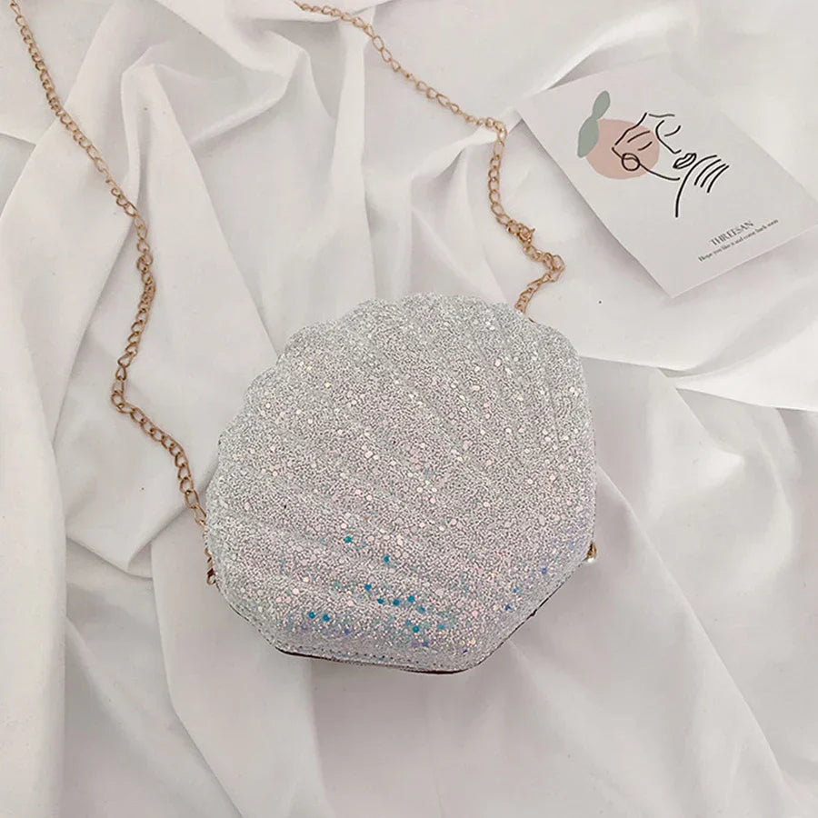 Mini Shell crossbody Bag Character Diamond shoulder bag