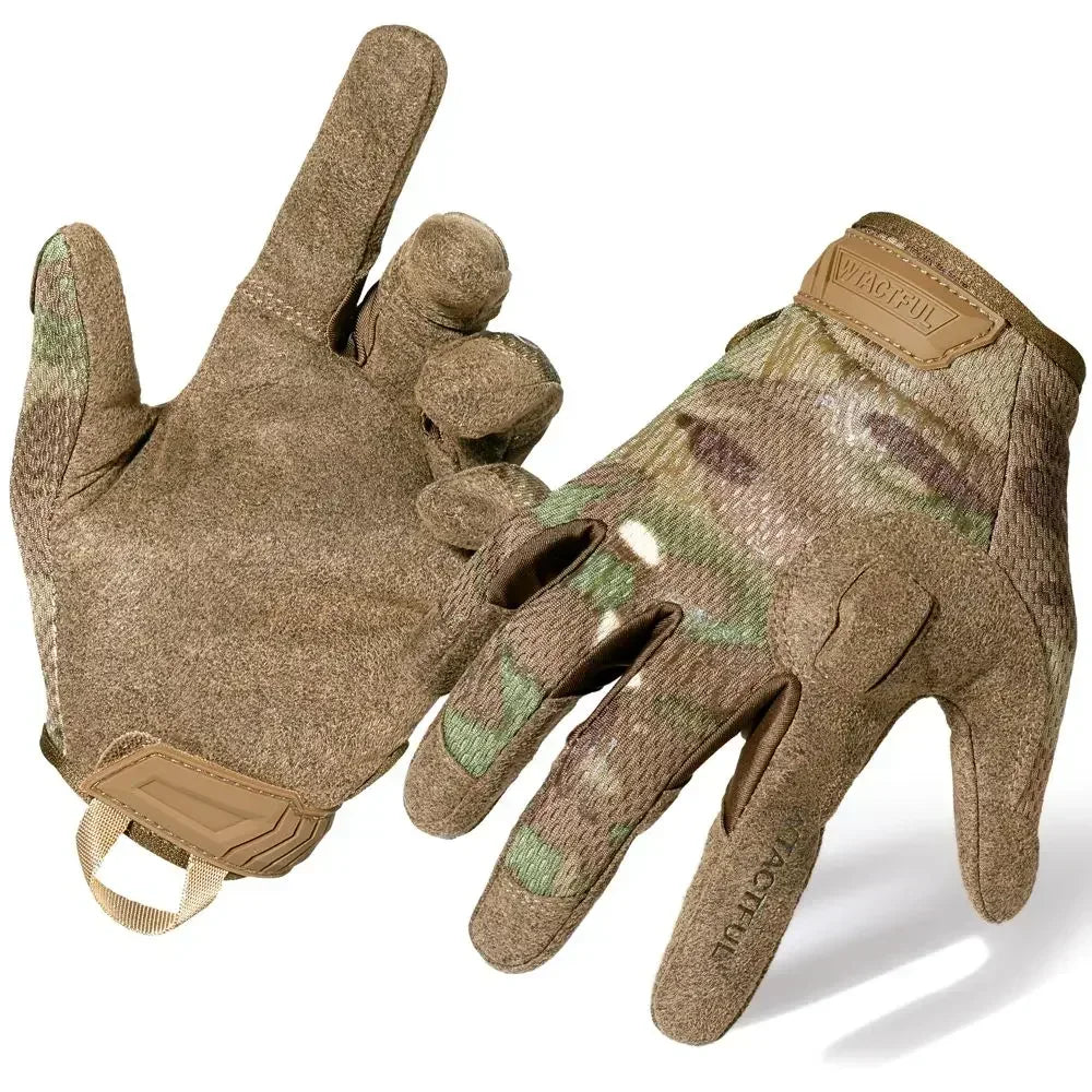 Tactical Full Finger Gloves Army Military Combat Shooting