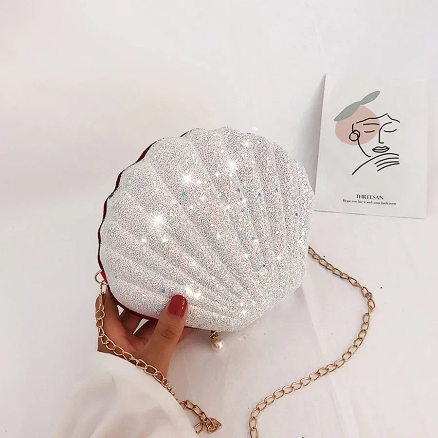 Mini Shell crossbody Bag Character Diamond shoulder bag