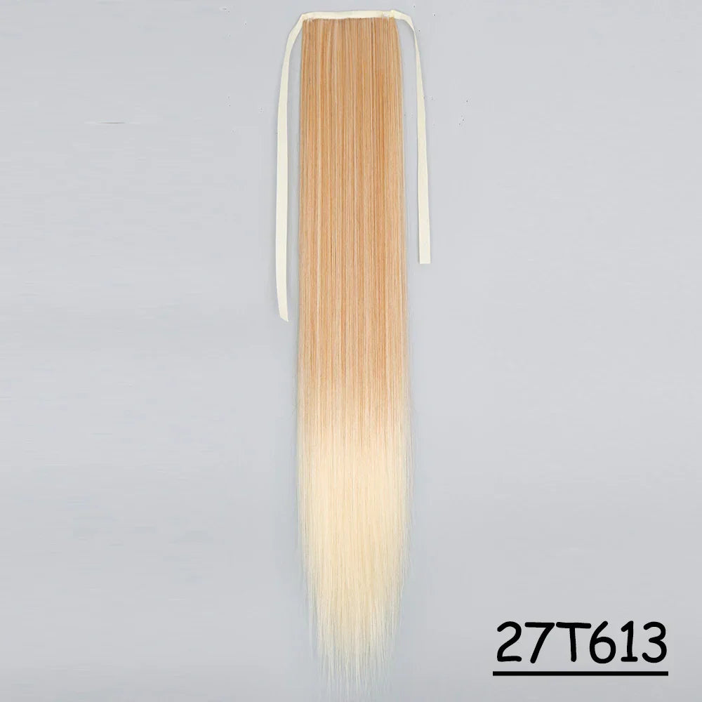 Synthetic Ponytail Hair Extension Natural Hairpiece Clip In