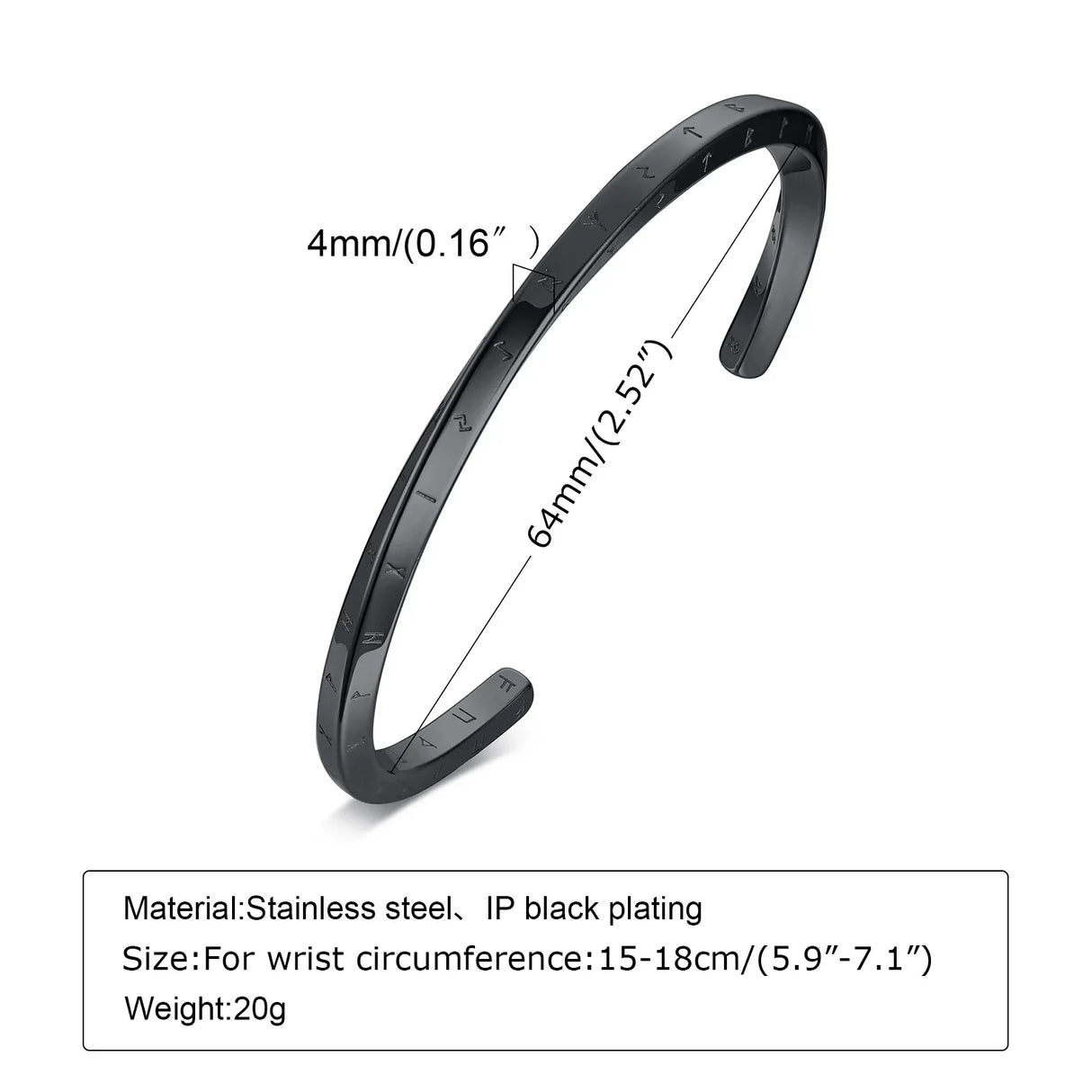 Men's Thin Bracelet,Stainless Steel Cuff Bangle Bracelet, Thin