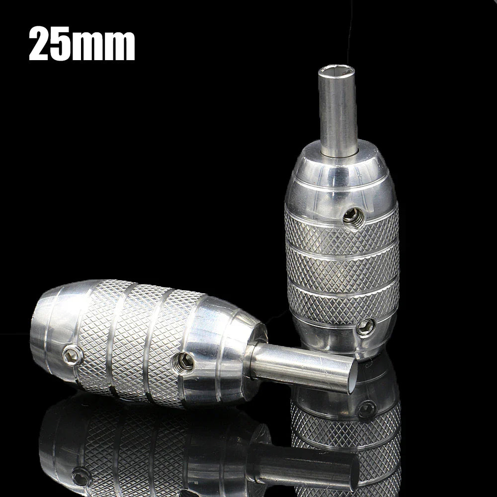 25mm Stainless Steel Tattoo Grip with Back Stem