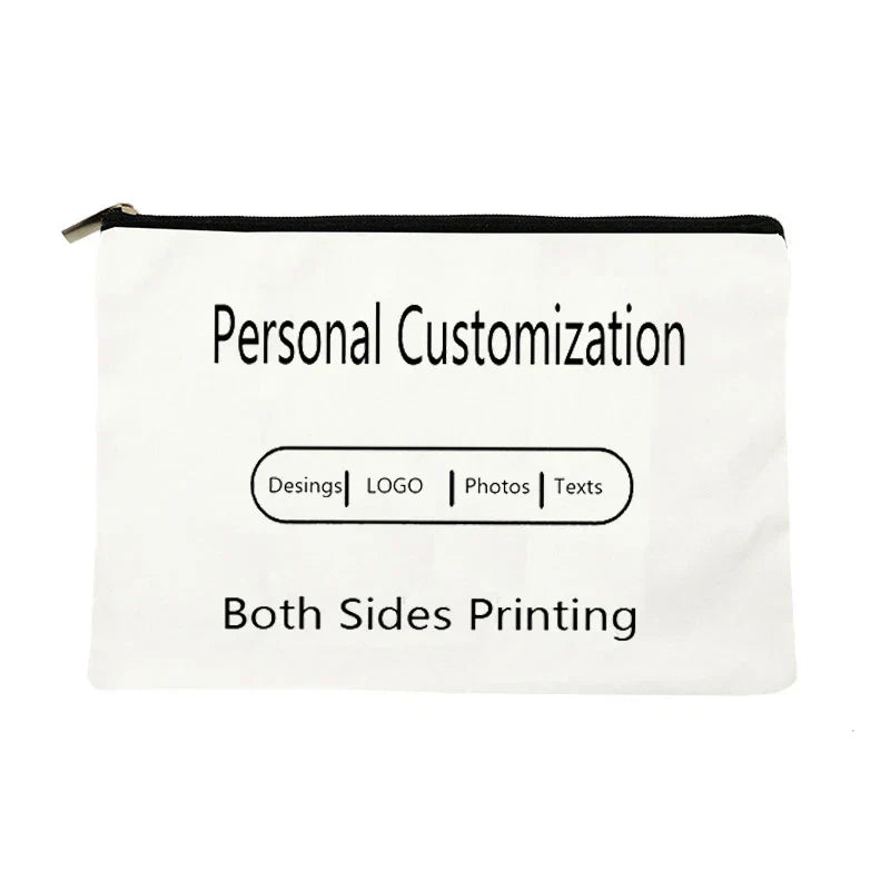 Personal Custom Photo Text Ladies Makeup Bag DIY