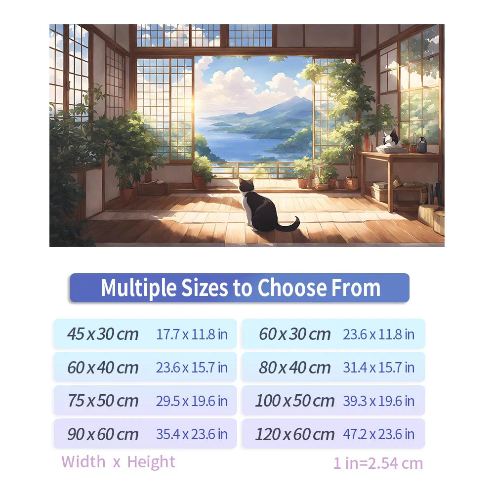 Aquarium Background Sticker Anime Room HD 3D