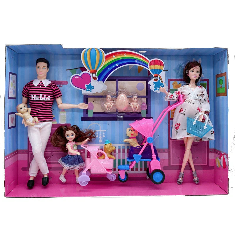 Handmade Doll Accessories Baby Dolls Pregnant Mom Lady