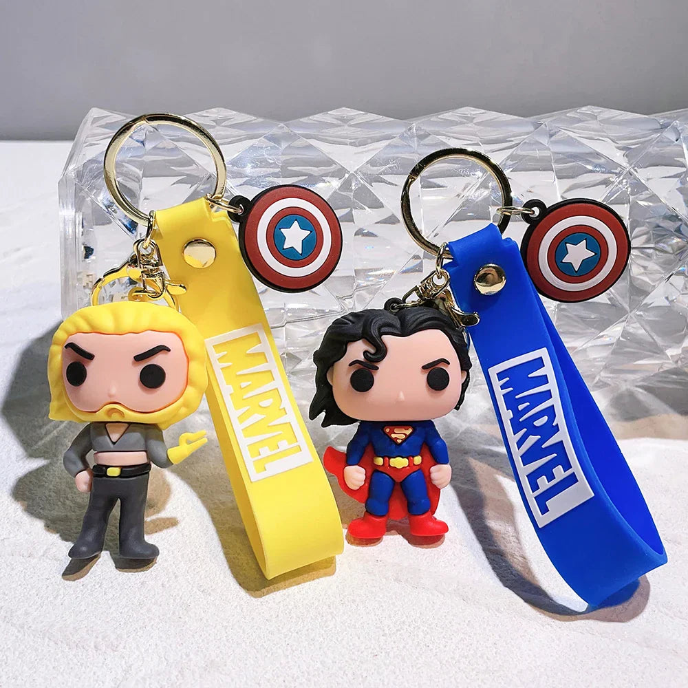 Marvel Keychain Silicone Bag Keyring For Women Disney