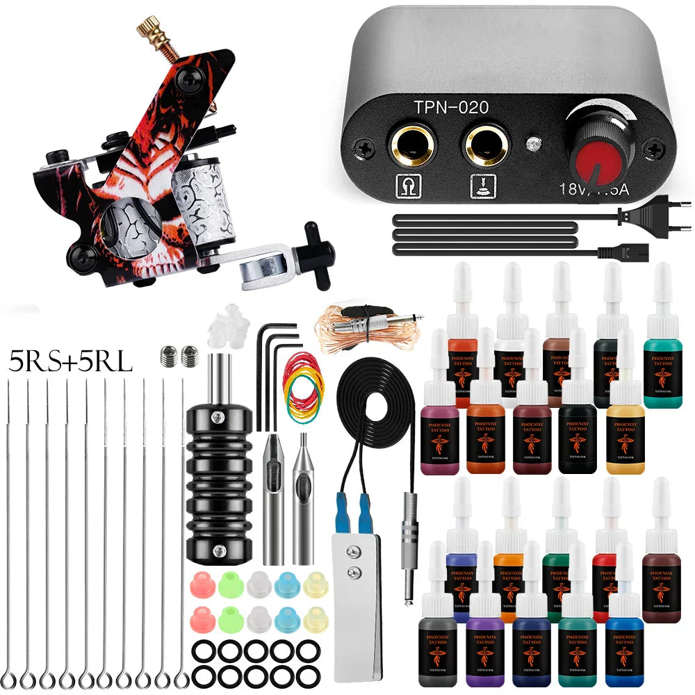 Tattoo Machine Set Beginner Practice Set Tattoo Needles