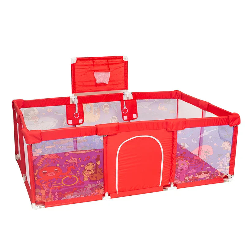 Cartoon Pattern Playpen Children Baby Safety Barriers Fence