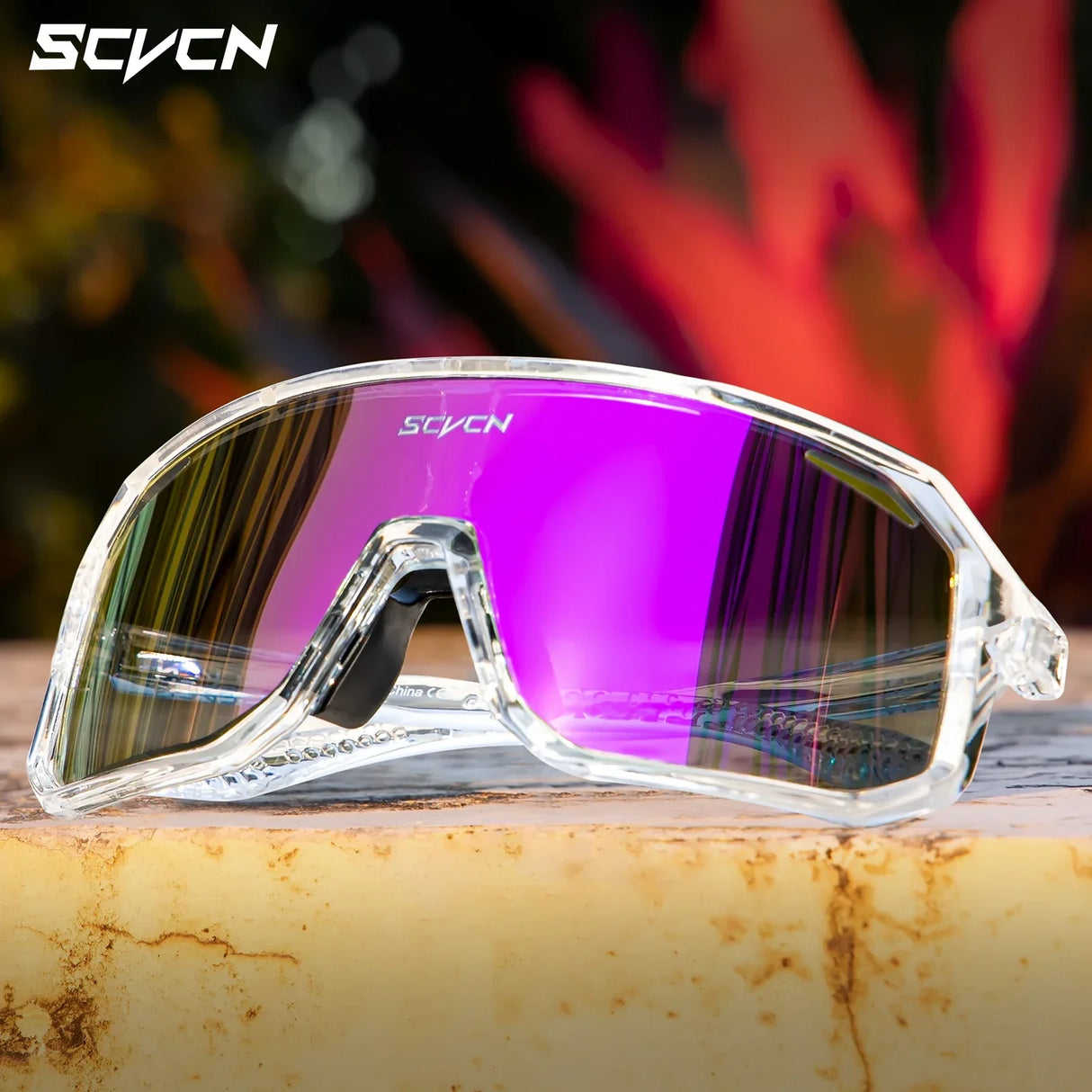 SCVCN-Sunglasses for Men Sport Cycling Glasses Bike Mountain