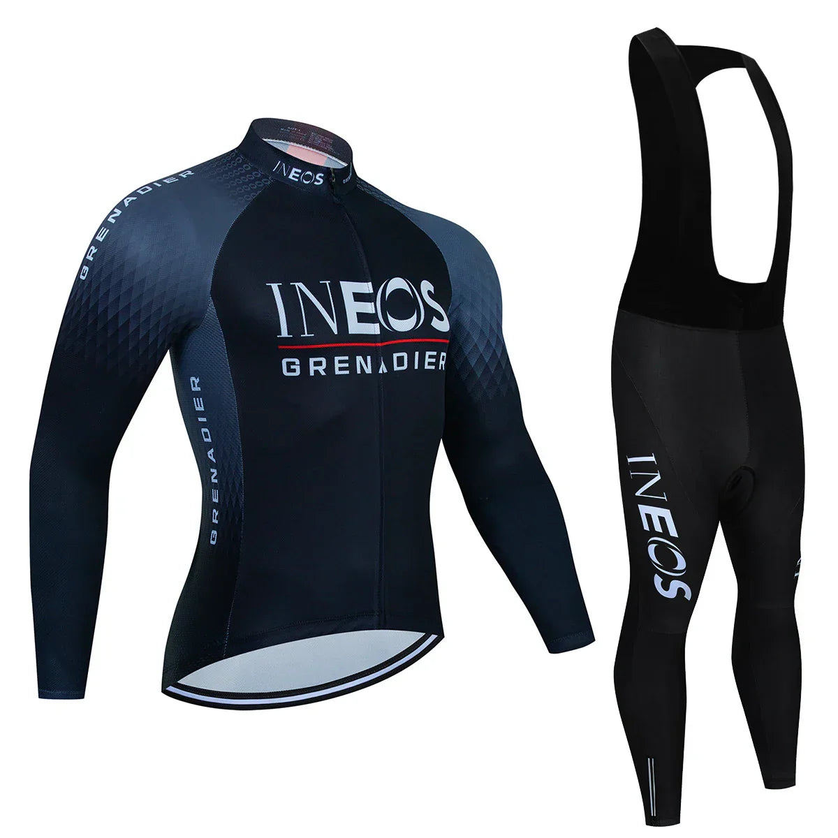 Ineos Grenadier Autumn Cycling Jersey Set Long Sleeve