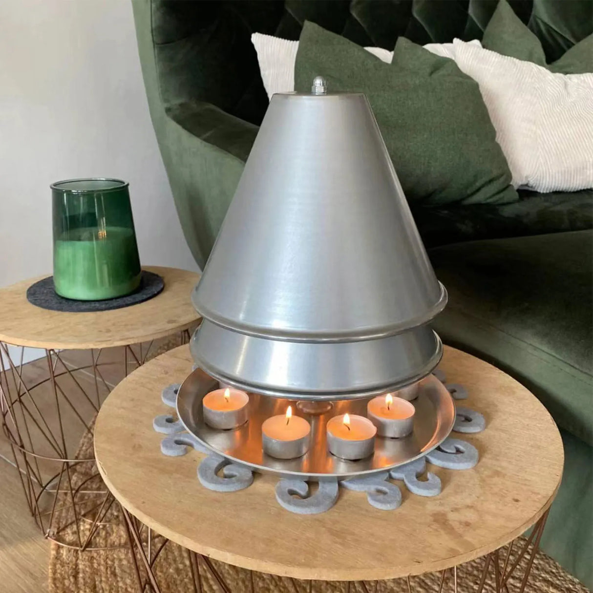 Tea Light Candle Heater Iron Tea Light Stove