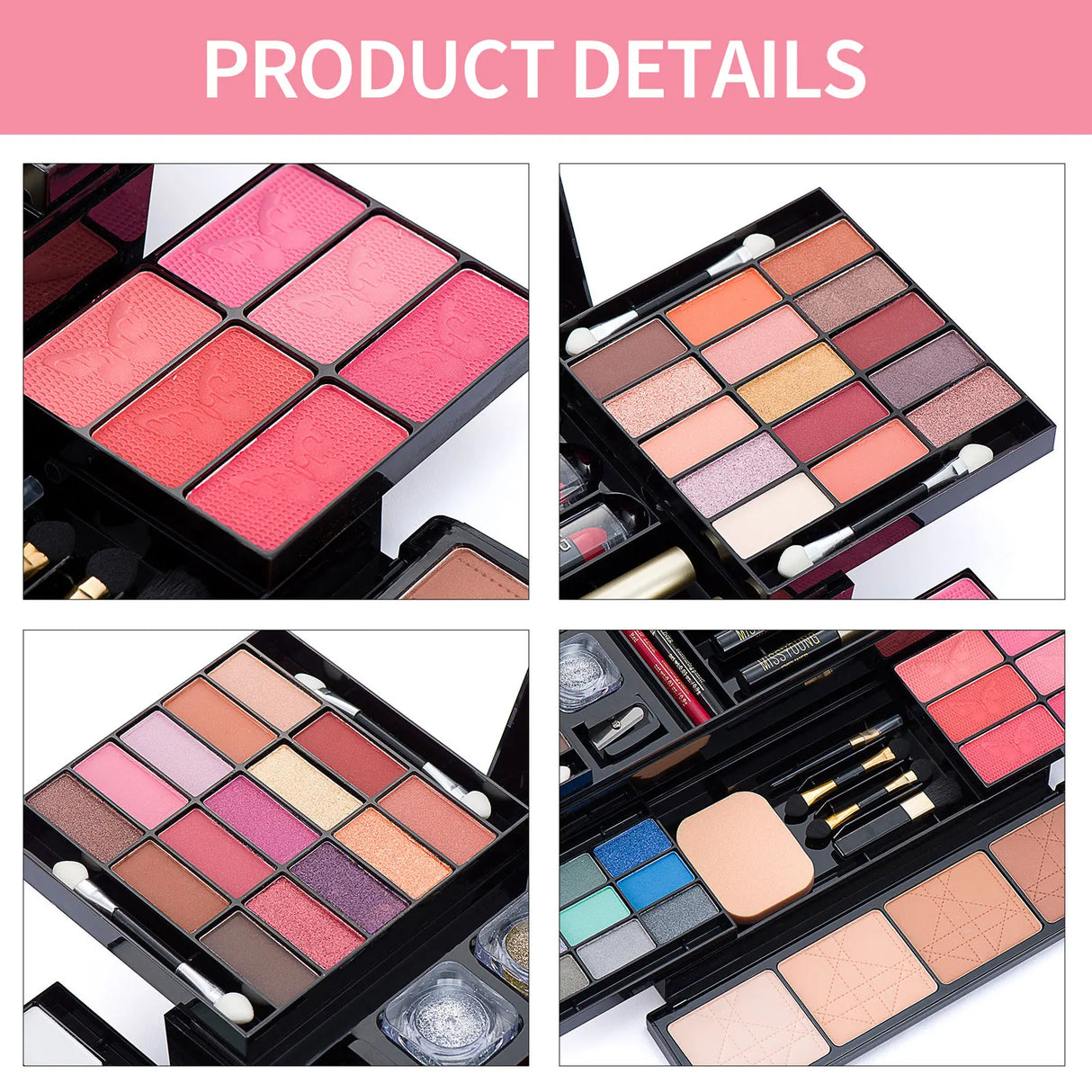 All InCosmetic Kit Makeup Practice Make Up Set
