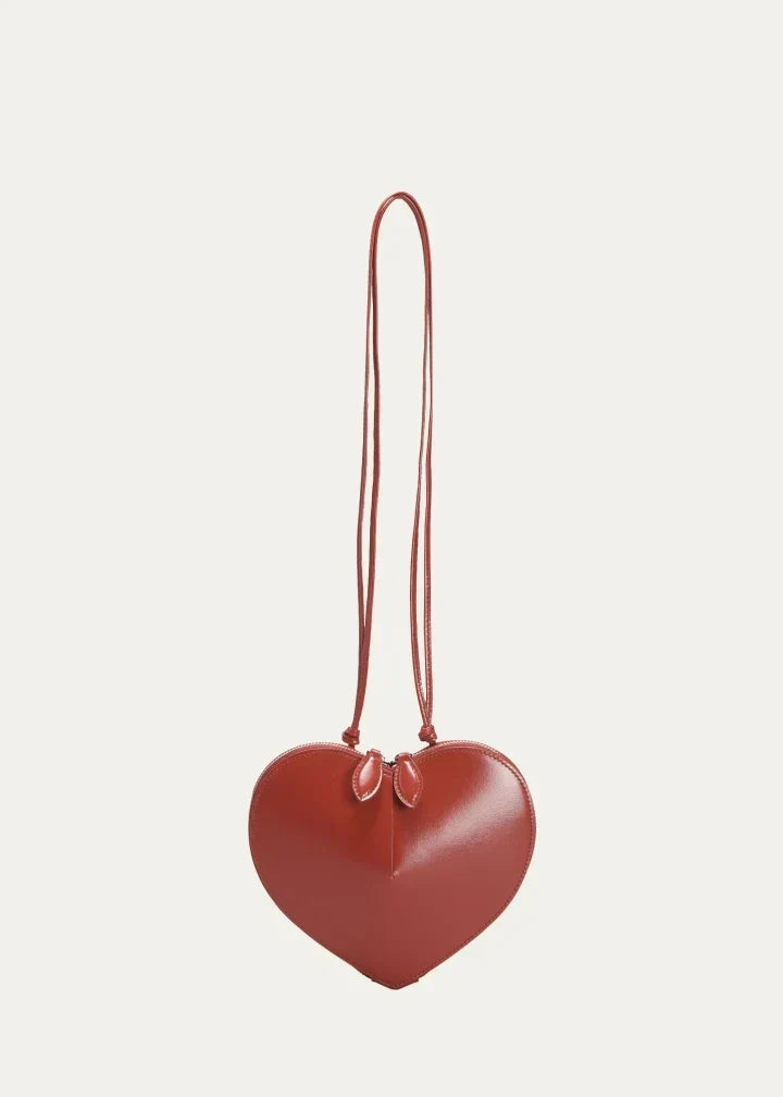 Heart bag women designer cute red black color