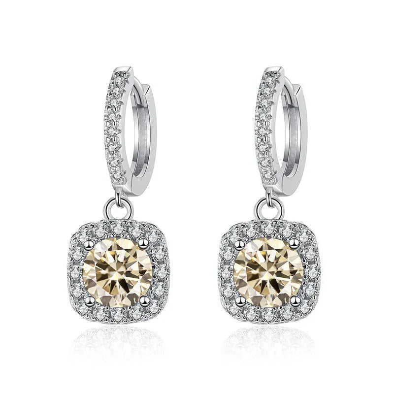 JoyceJelly Luxury Solid Silver 925 Jewelry 1ct D