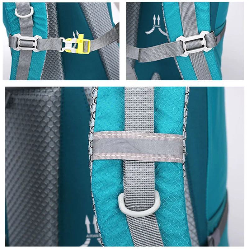 60L Men Unisex Outdoor Hiking Backpack Travel Pack