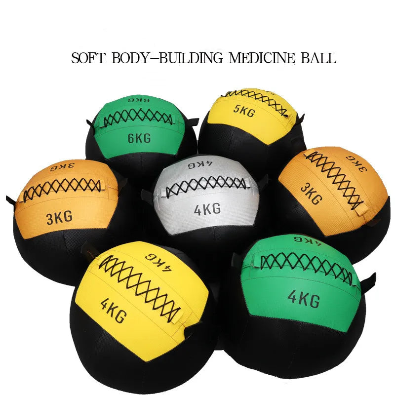Empty 2 -12kg Crossfit Medicine Wall Ball Gym
