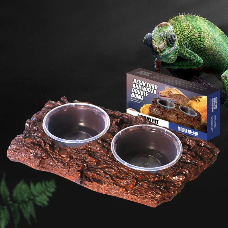 Bearded Dragon Dish Feeding Bowl for Reptiles Terrarium