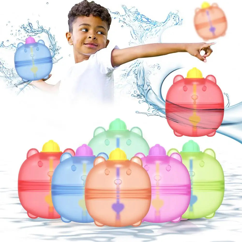 Water Balloon Toy Reusable Silicone Water Ball Refillable