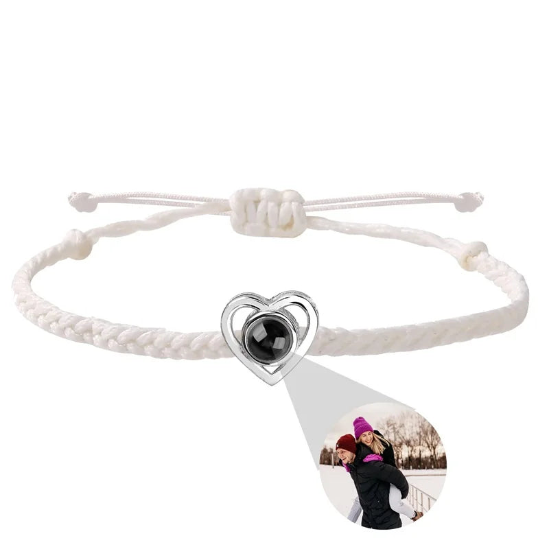 Custom Bracelets with Picture inside Customized Projection Bracelets