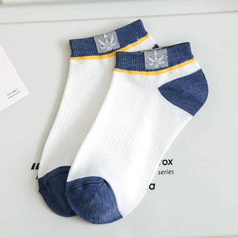 10Pairs Men's Spring Summer Sports Thin Socks Breathable