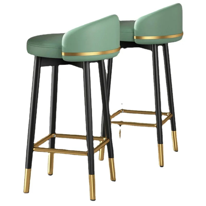 Round Kitchen Bar Chair Modern Luxury Office Reception