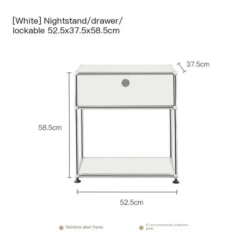 USM Medieval Nightstand Bedroom Modern Minimalist Shelf Module
