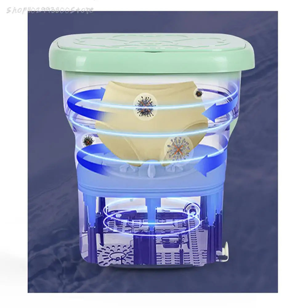 25L Folding Portable Mini Washing Machines with Spin