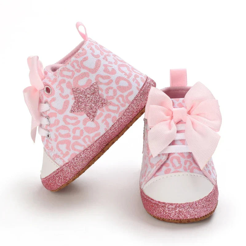 Pink Baby Shoes Princess Fashion Sneakers Infant Toddler