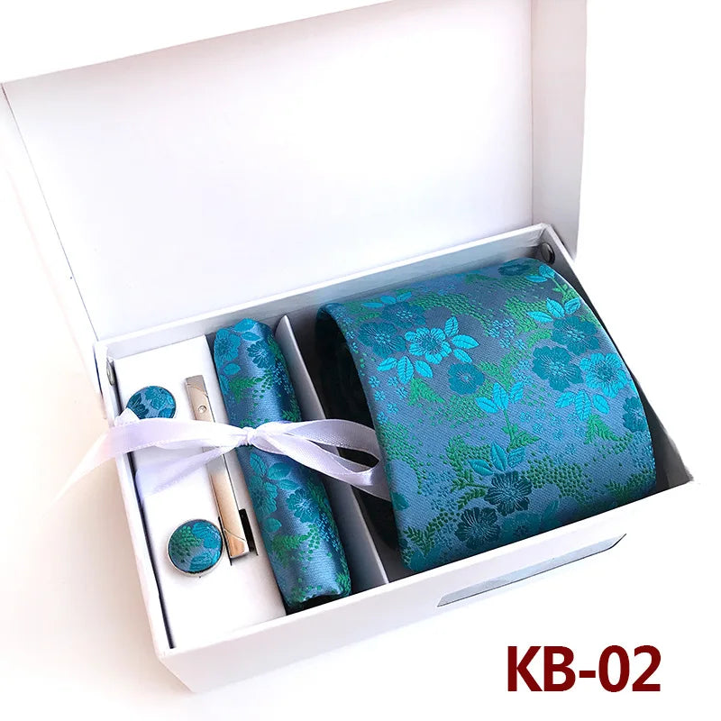 Luxury Tie Set Gift Box For Men Paisley