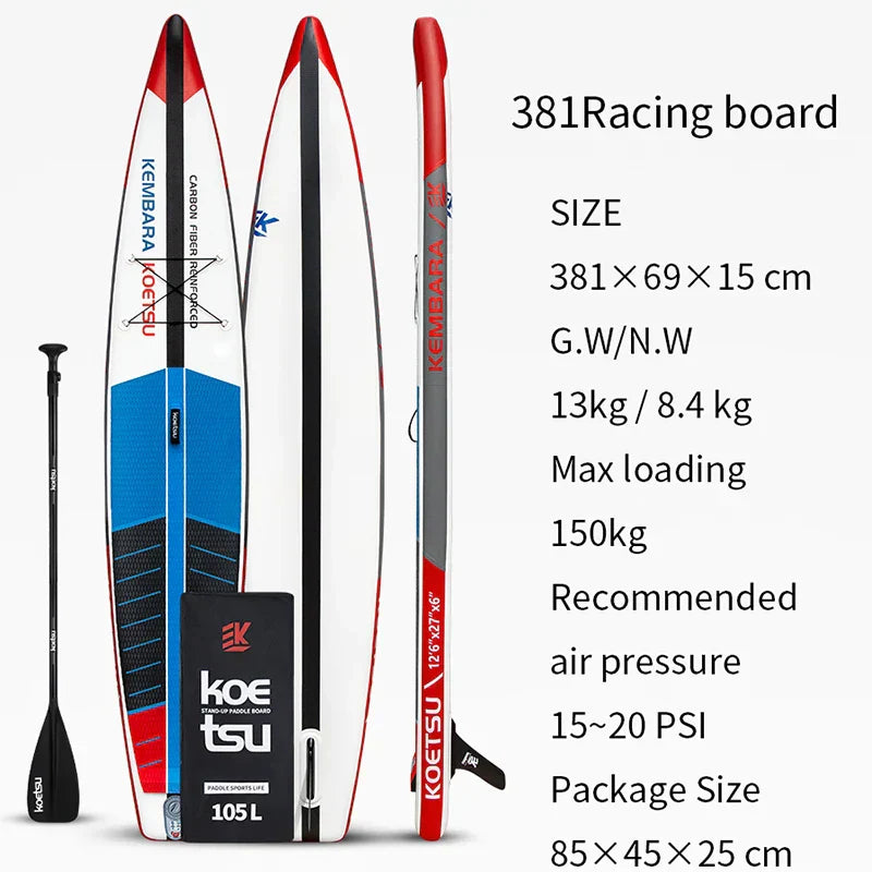KOETSU Kayak Racing Carbon Board Paddle Surf Stand