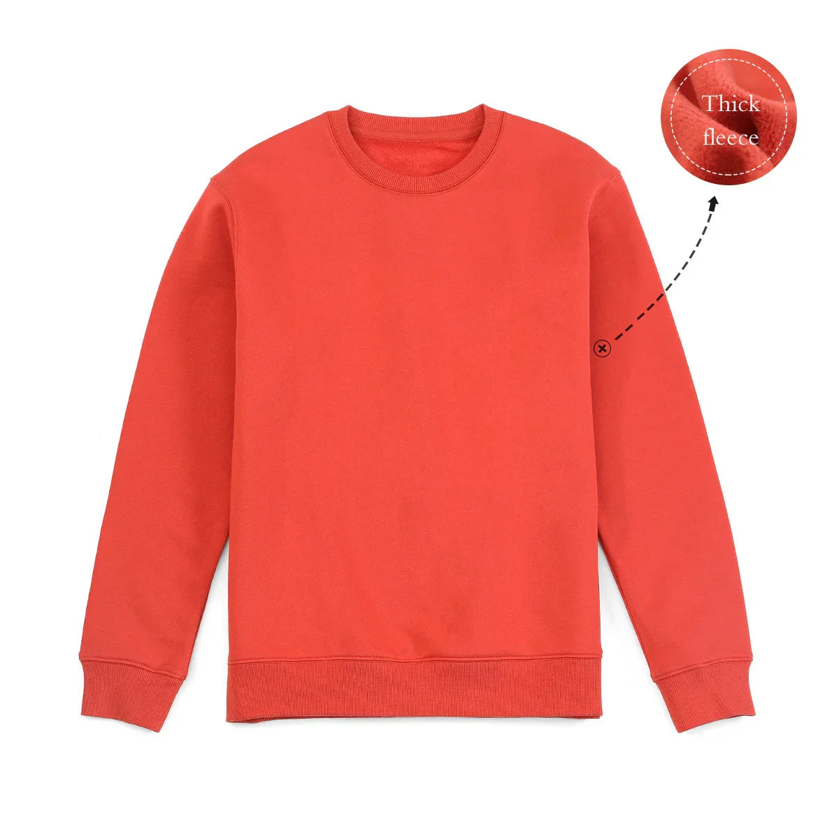 SIMWOOD 2024 Spring New Men Casual Minimalist Sweatshirts